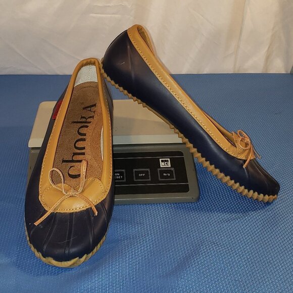 Ladies CHOOKA Duck Skimmer Slip-on in Navy Blue - 9 - Picture 2 of 7